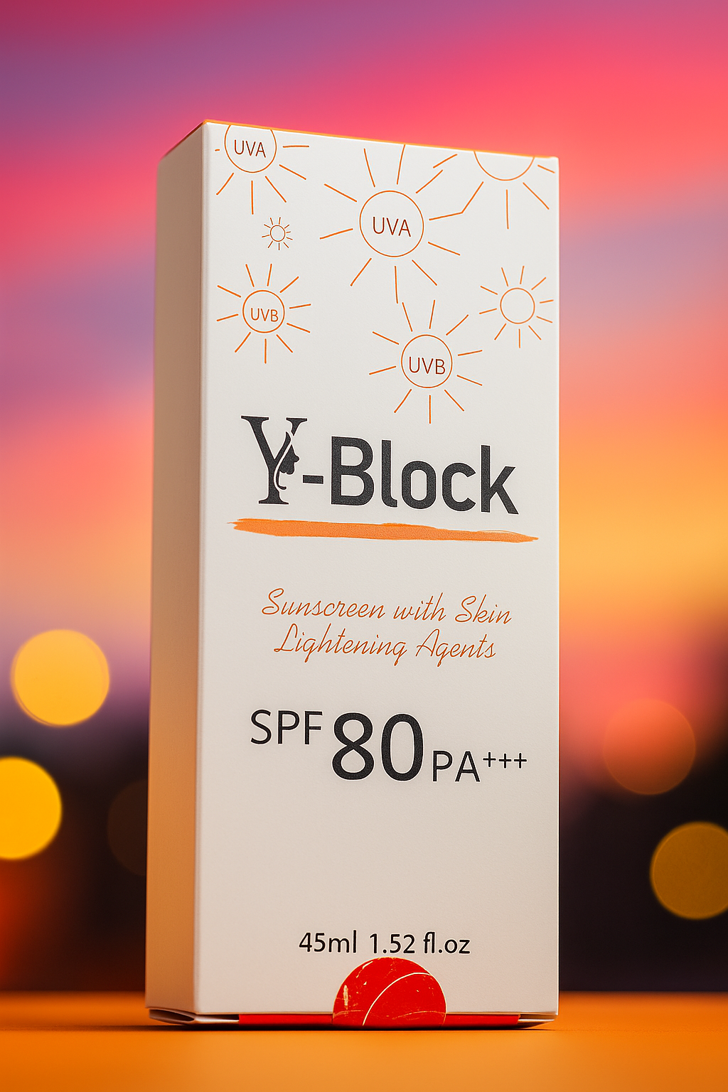 Y-block sunblock spf 80++